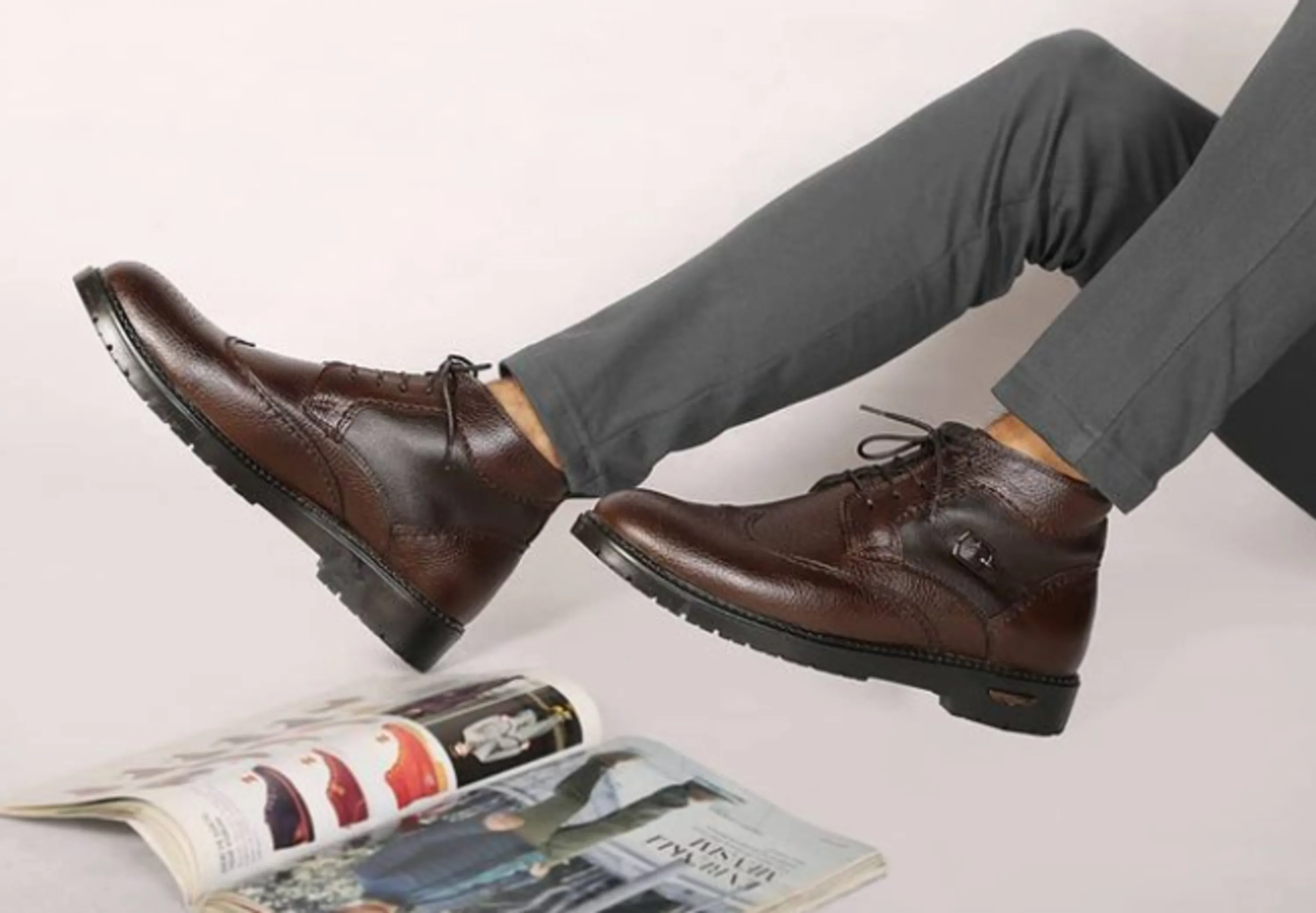 بوت چرم مردانه مدل هشترک بوت چرم مردانه مدل هشترک